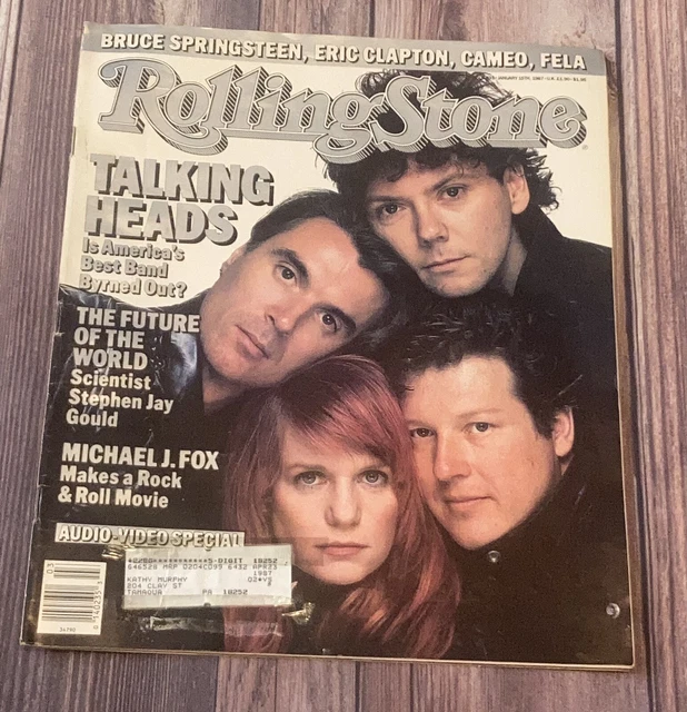 ROLLING STONE #491 Jan 1987 Talking Heads, Eric Clapton, Boy George ...
