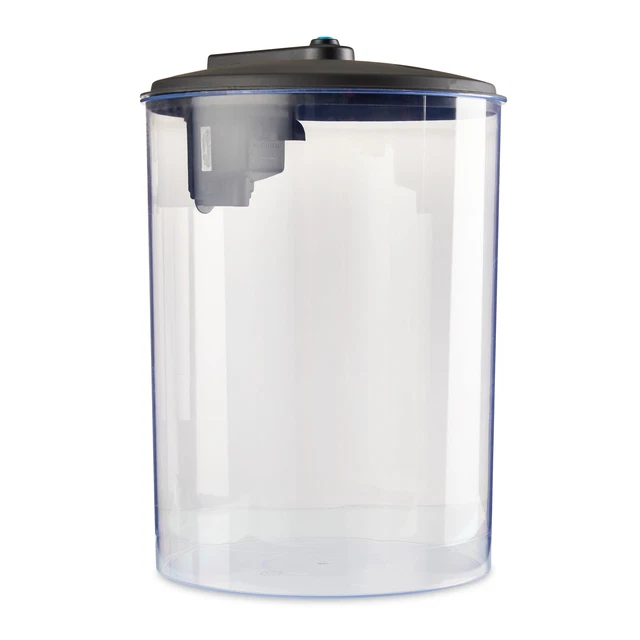 Fish Tank Hood 3-Gallon Plastic Aquarium with LED Light and Power Filter Home US 3