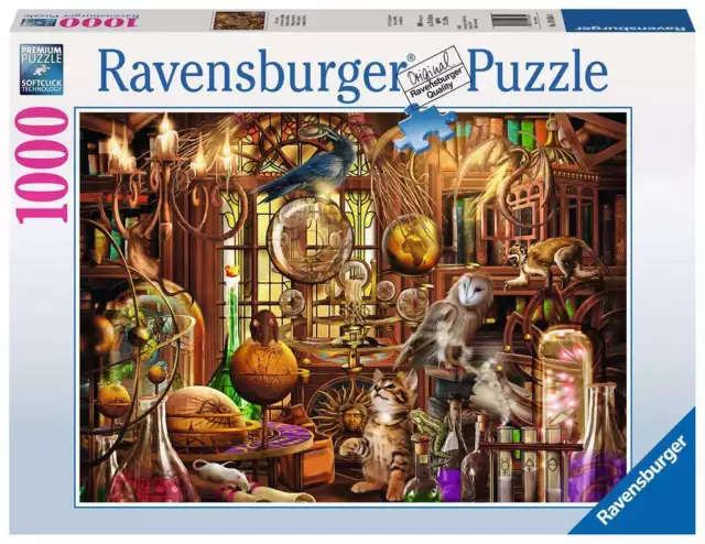 Ravensburger Puzzle: 1000 Teile - Merlins Labor - Puzzel Zauberer Hexen