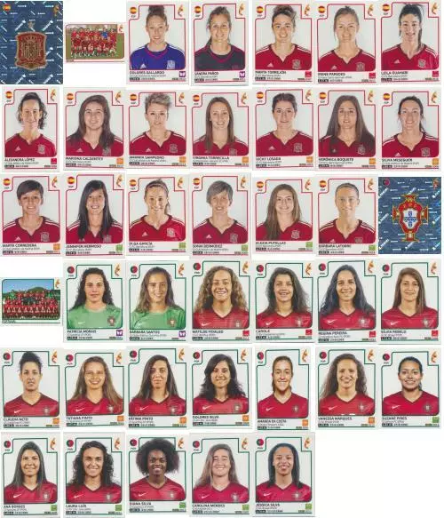 Panini - Frauen EM Euro 2017 - Sticker 295-334 aussuchen