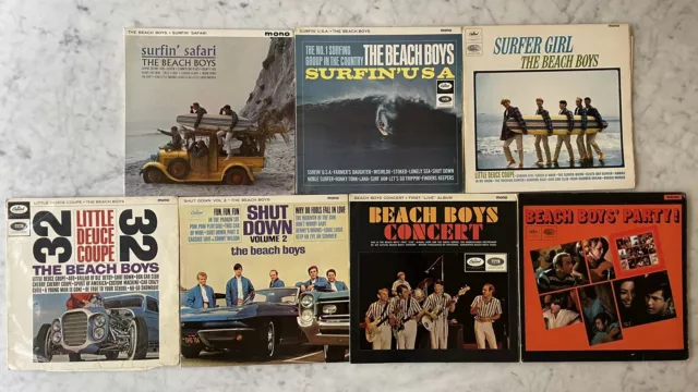 Beach Boys stunning LP lot of seven 60s studio albums all UK originals
