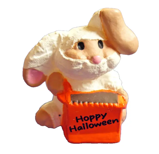 Hallmark MERRY MINIATURES Halloween Vintage BUNNY MUMMY Figurine NEW