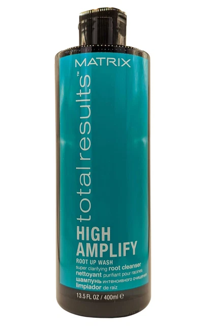 Total Results Matrix Alto Amplify Raíz Up Lavar Pelo Limpiador 400ml