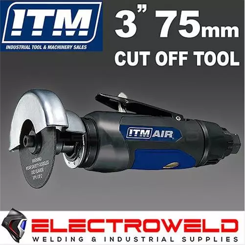 ITM 3" 75mm Air Angle Die Grinder Cut Off Tool Pneumatic + Free Blade, TM340-502