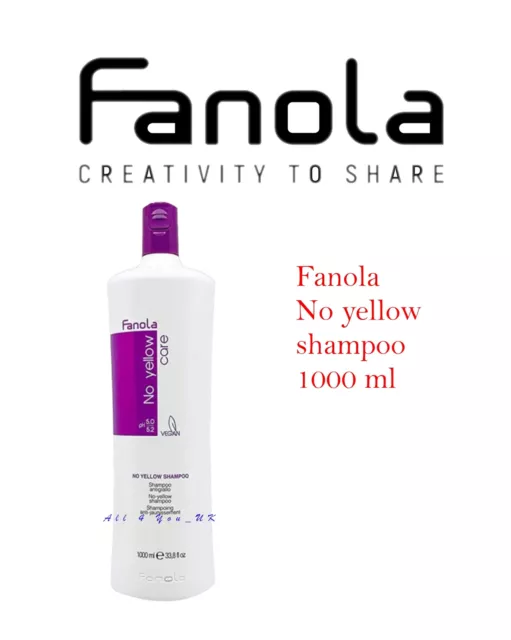 Champú Fanola sin amarillo 1000 ml