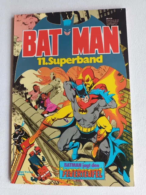 BATMAN 11.SUPERBAND  Ehapa Verlag Stuttgart 1980 mit Gutschein Topzustand !