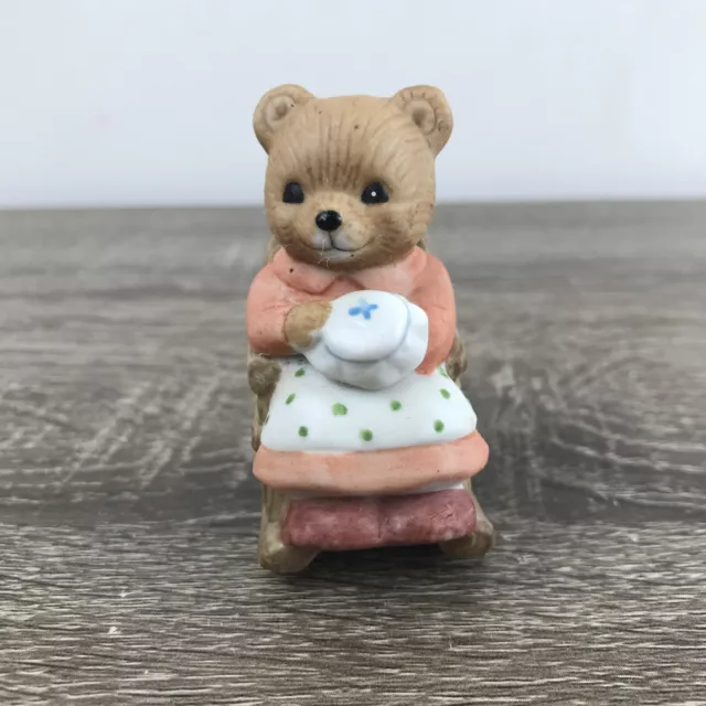 Homco Collectibles #1470 Mama Bear In Rocking Chair Replacement Figurine Piece