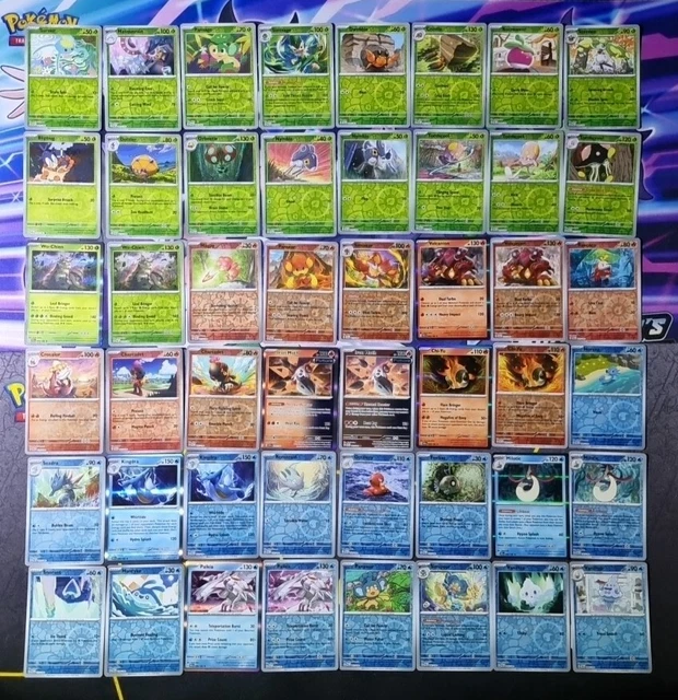 POKEMON CARD PARADOX Rift Collection Complete Reverse & Holo Set All ...