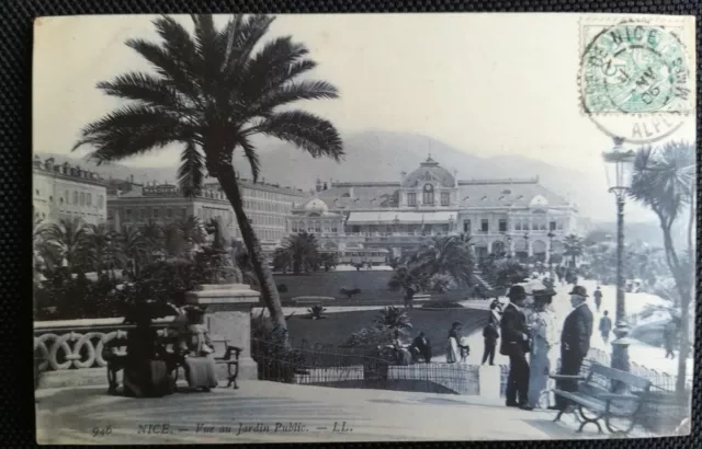 CPA 06 NICE - Vue au Jardin Public