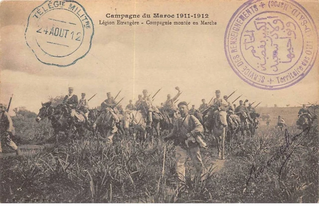 MAROC - SETTAT - SAN39343 - Légion Etrangère - Compagnie montée en Marche -