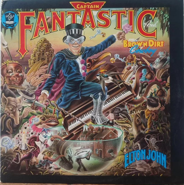 Captain Fantastic And The Brown Dirt Cowboy, Elton John 12” Vinyl LP Record