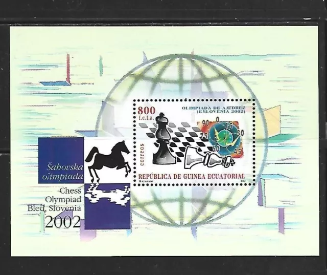 GUINEA ECUATORIAL. Año: 2003. Tema: OLIMPIADA DE AJEDREZ 2002.