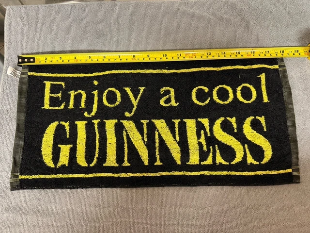 VINTAGE 1990S GUINNESS Bar Towel 