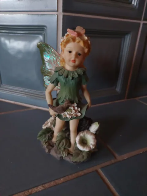 Elfe Fee Blumen Fairy Deko Figur Elfenfigur Mystik Fantasy Skulptur Objekt