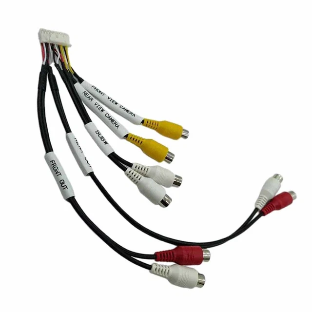 Cavo di cablaggio resistente cavo di cablaggio RCA ILX-W650E ILXW650E con vista frontale