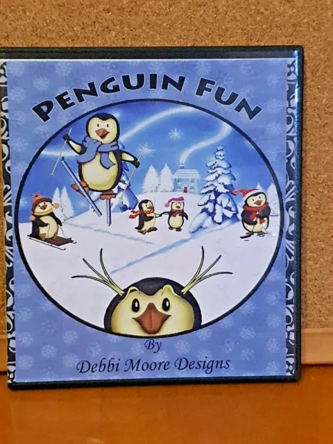 Divertido CD-ROM Debbi Moore Designs Penguin contiene más de 300 elementos diferentes