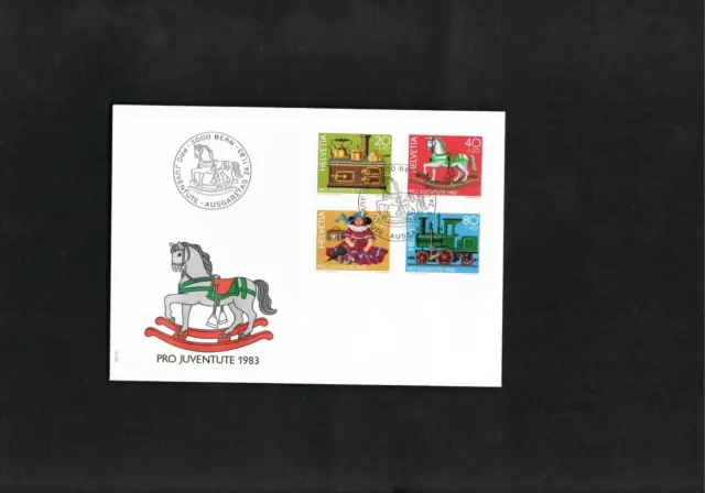 Schweiz - Schmuck - FDC Mi. Nr. 1260-1263 " Pro Juventute-Kinderspielzeug " TOP!