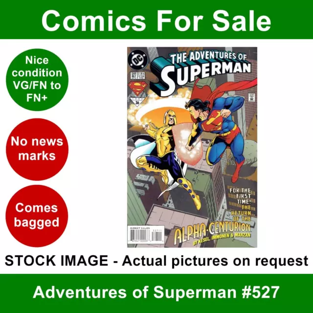 DC Adventures of Superman #527 comic - VG/FN+ 01 September 1995