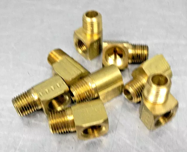 Quincy 122636 Fit P Elbow Brass M025X025X90 Lot Of 8