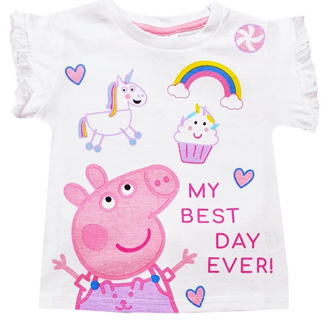 Leggings T-Shirt Top Peppa Pig Ragazze Set 6 Mesi - 6 Anni 3