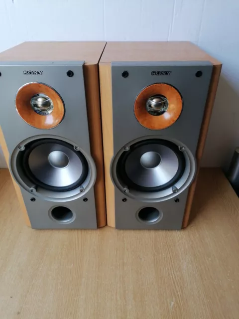 SONY SS-NX1 Magnetically Shielded Stereo Speakers 6ohm  Loud Speakers