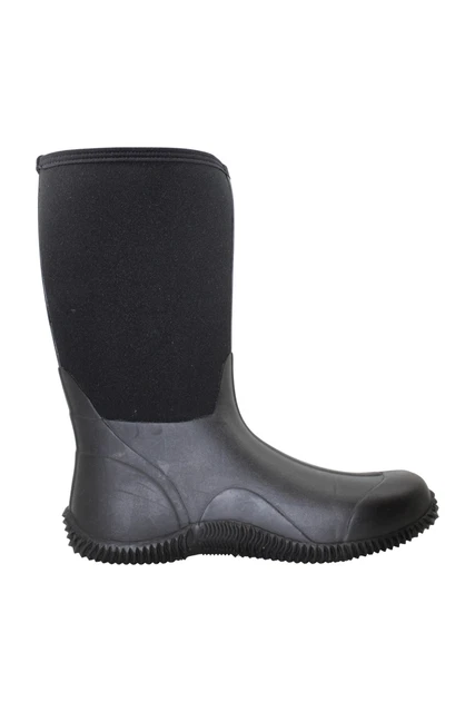 Assorted Mens 52A3 Rubber Closed Toe Knee High Boots Cold, Black, Size 12.0