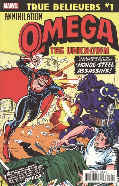 True Believers Annihilation Omega Unknown #1 VF 2020 Stock Image