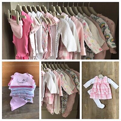 Beautiful Baby Girls Clothes Bundle Age Newborn / 0-1 Month Great Condition.