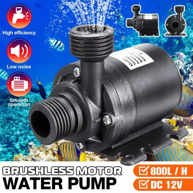 Wasserpumpe Selbstansaugende Pumpe 12V 800L Hochdruckpumpe Membranpumpe Pumpe 3