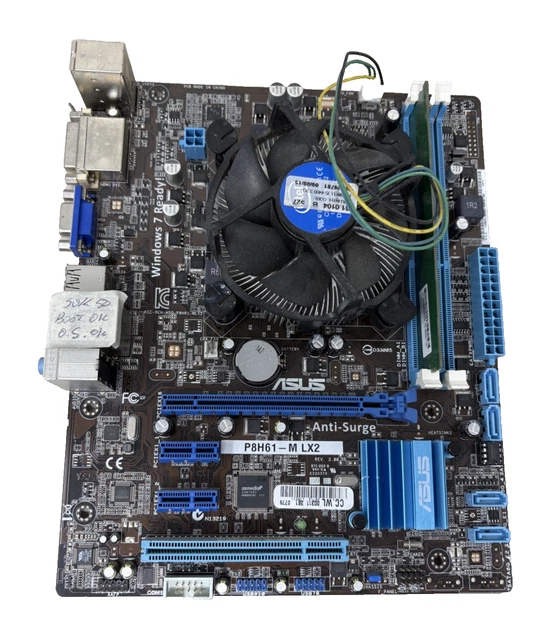 Pack Carte Mère Asus H81M-Plus + Intel Pentium G3260 + 8Go DDR3 Occasion