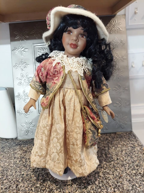Porcelain DAN-Dee Doll Limited Edition the Collectors Choice 16” With Stand