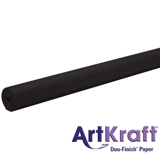 ArtKraft Duo-Finish Paper Roll 48" x 200 ft. Black