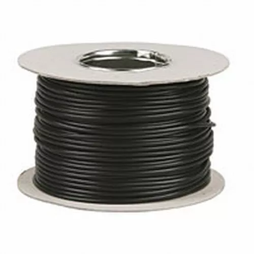 Black 16mm Single Core 6491X (H07V-R) Round Conduit Wire- Heating, Light & Power