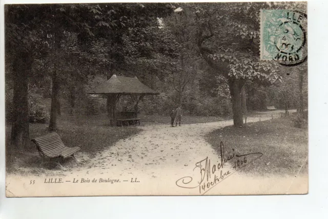 LILLE - Nord - CPA 59 - Le Bois de Boulogne