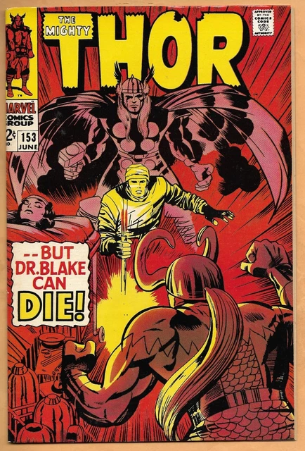 Marvel The Mighty THOR No. 153 (1968) Odin & Loki Appearance! VF-