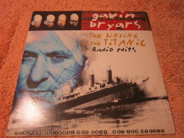 GAVIN BRYARS  The Sinking Of The Titanic Radio Edits  1994 2-track promo CD
