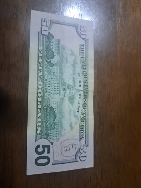 2004 A 50 Dollar Star Note