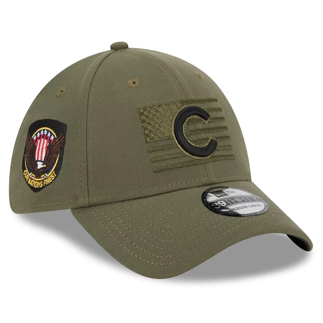 NEW CHICAGO CUBS New Era 2023 Armed Forces Day 39THIRTY Flex Hat Men's