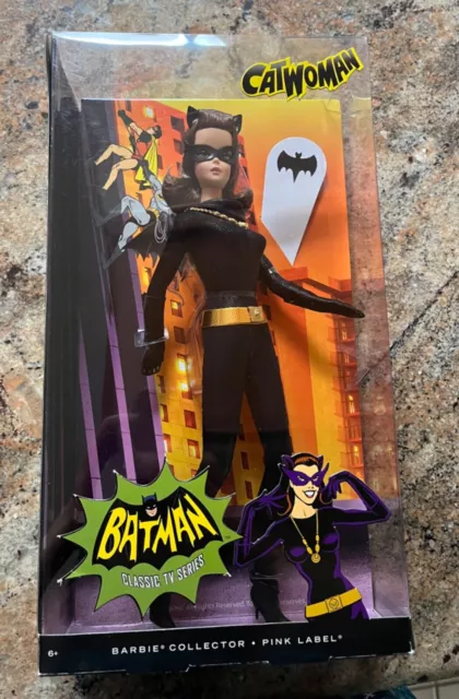Barbie Collector Pink Label "CATWOMAN" Julie Newmar Batman Classic TV Series