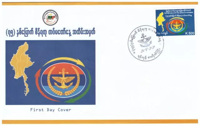 Myanmar/Burma FDC from 27.03.2020