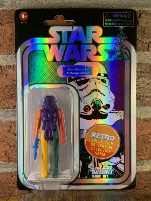Star Wars Retro Collection Storm Trooper Prototype Edition PURPLE TORSO IN HAND