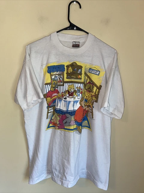 T-shirt Single Stitch Vintage 1994 FOTL Best XL A Mans home Is His Kennel Dogs