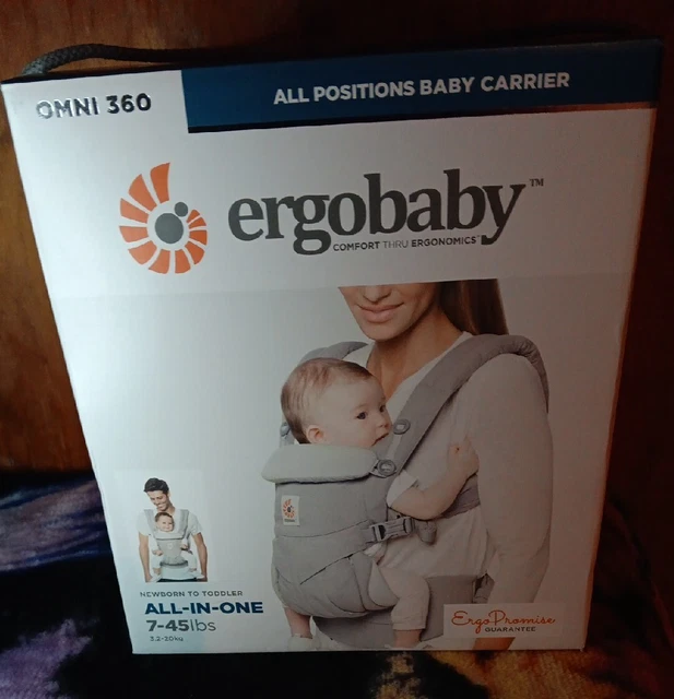 Ergobaby 4 Position Omni 360 Baby Carrier Pearl Gray