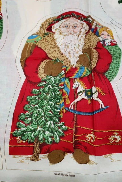 VIP Fabric Panel MR & MRS SANTA CLAUS Christmas DOOR PANEL 50 海外