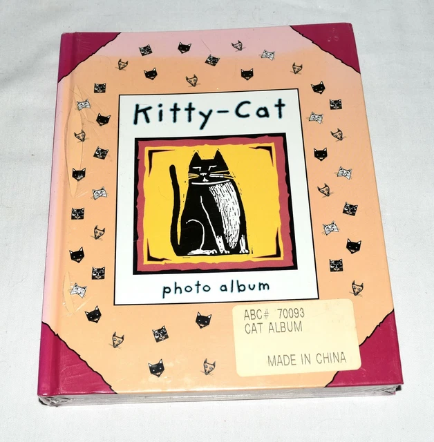 Álbum de fotos de Kitty Cat 1997 No hay gatos ordinarios nuevo sellado