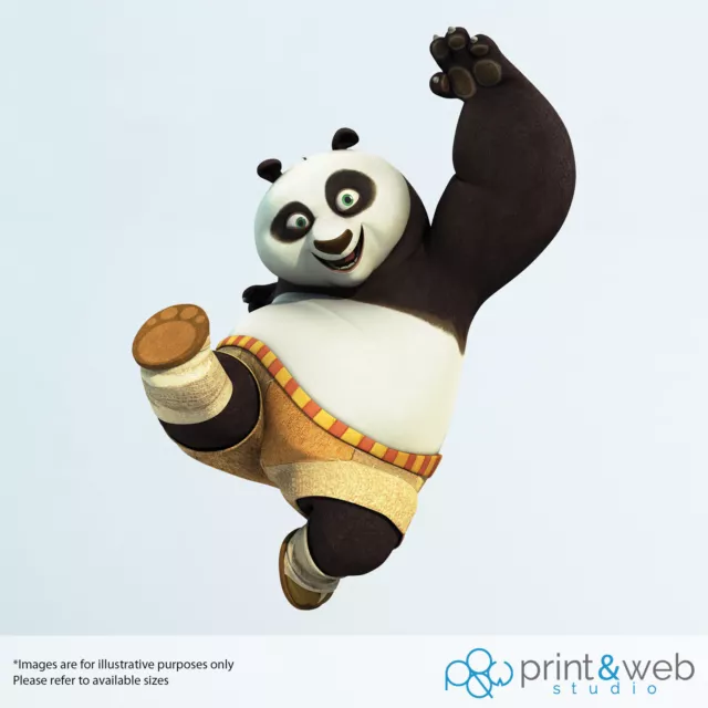 Kung Fu Panda Wall Decal Sticker Bedroom Vinyl Kids Po