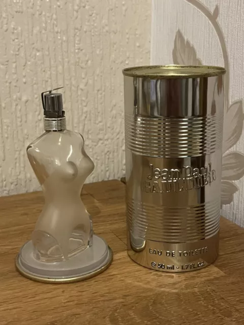 Jean Paul Gaultier Classique Bust Empty Perfume Bottle And Tin 50ML