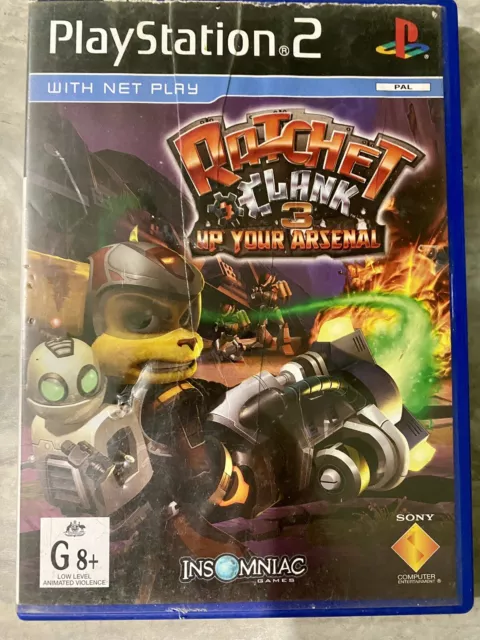 PS2 Ratchet and Clank Sony PlayStation 2 Video Game Import JAPAN #SCPS-15037