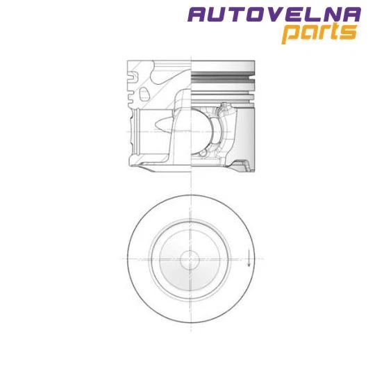 Pistone Kolbenschmidt 41253600 Nuovo