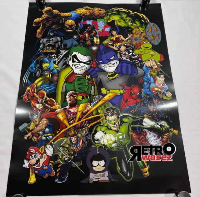Twiztid - Super Hero’s Poster 18x24” marvel dc Comics Super Mario Brothers X-men